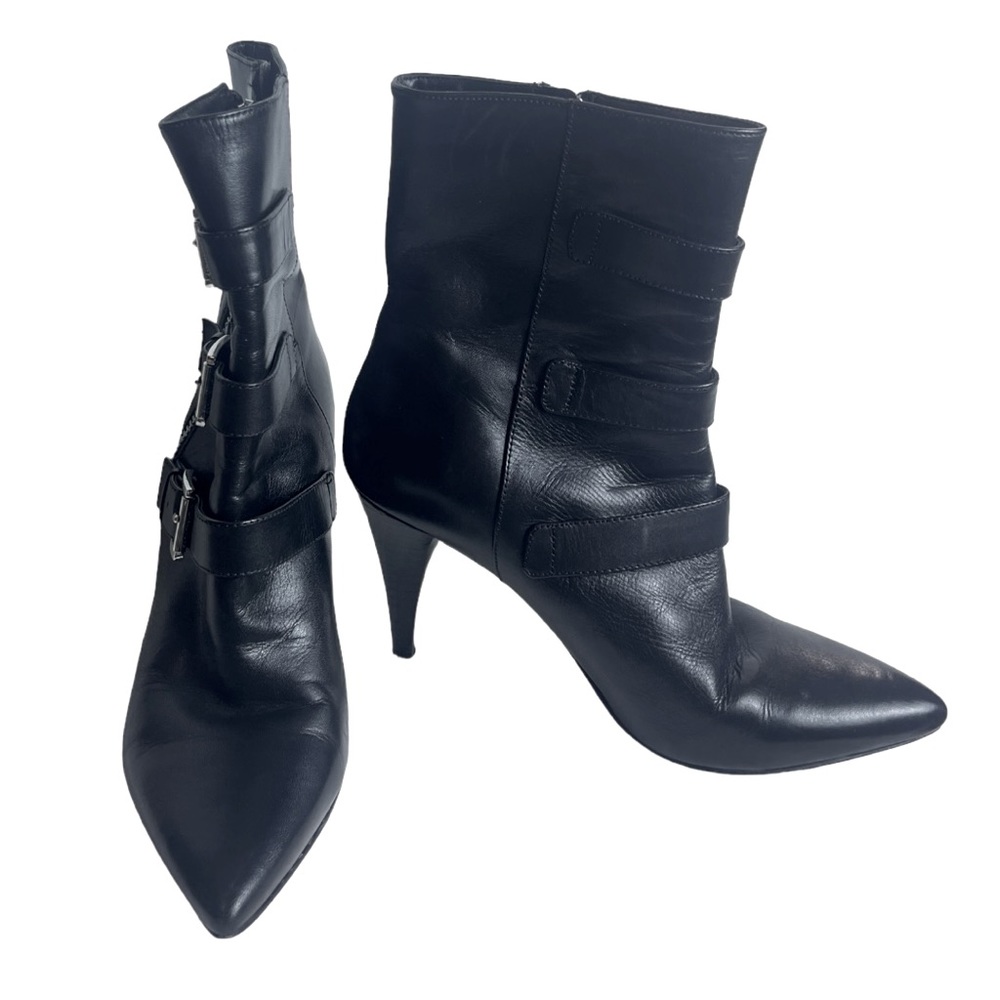 🌻Michael Kors Lori Buckle Boots Black - Picture 5 of 7